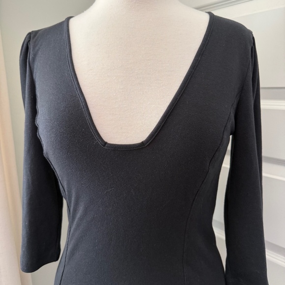 Free People The Plunge Top | Small | Black - Picture 2 of 6
